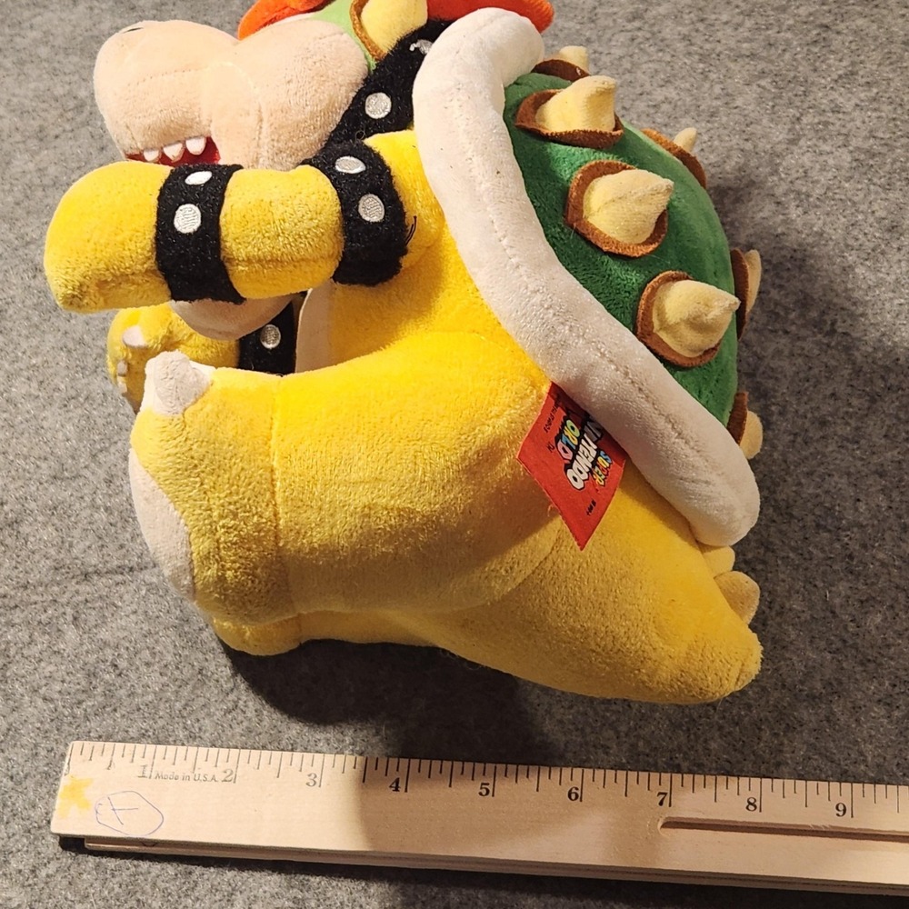 Super Nintendo World Bowser Plush Stuffed Toy Mario Universal Studios Theme Park - Picture 10 of 10